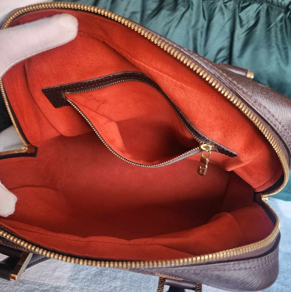 Louis Vuitton Brown Checkered Satchel - Picture 12 of 12